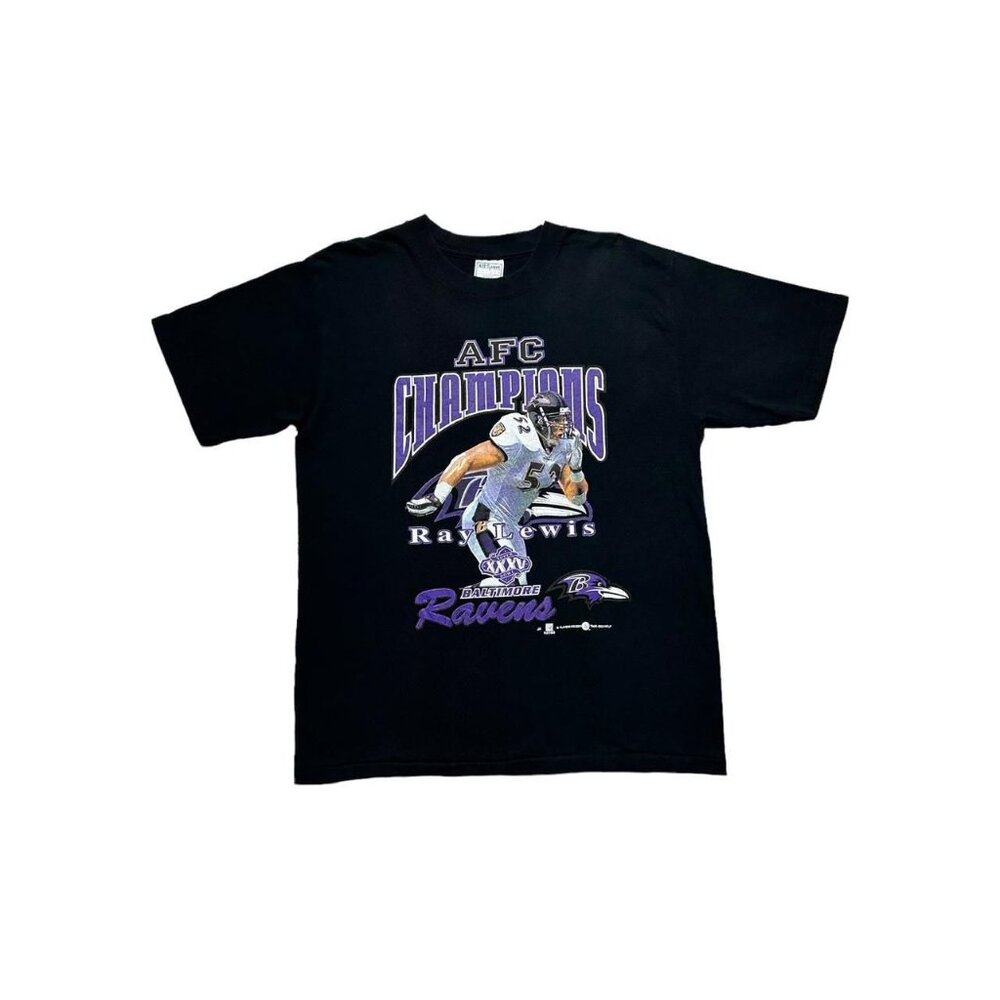 Y2K Ray Lewis AFC Champions 2001 T-Shirt